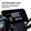 Minho 48V-72V Display Control Panel Digital Speedometer for Electric Scooter Bicycle E-Bike,Square Instrument