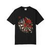 Darts Dragon Graphic T-Shirt Black Front Print Comfort Colors 1717