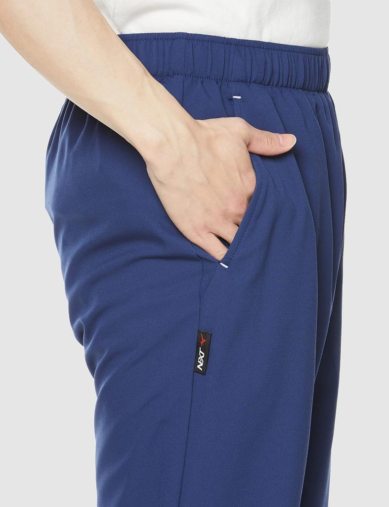 Mizuno Move Cross Estate Size Easy To Move Slim Fit N-XT Pants, Men's, Blue/White, XL, 32JDA220, Moisture-Wicking, Quick-Drying, In,