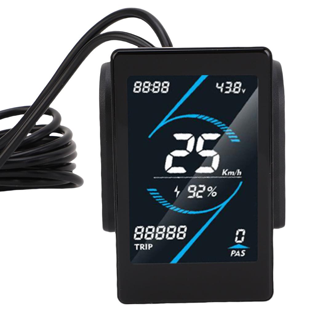 Electric Bike LCD Display T5S Electric Scooter LCD Panel with SM Connector 24-72V for Cycling