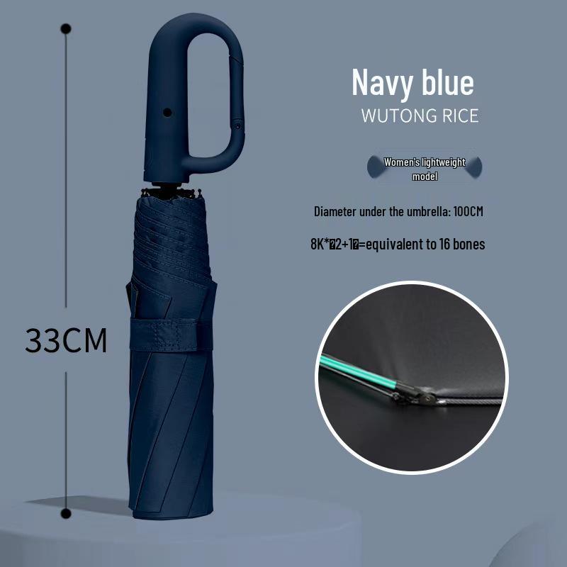 Loop Umbrella: Automatic Folding Large High-End Dual-Use Sun and Rain Umbrella for Men and Women