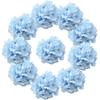 Hydrangea Artificial Flowers Wedding,Silk Hydrangea Heads with Stems for Home Decor Wedding Party Pack of 10,Hydrangea Silk Flowers Bouquets