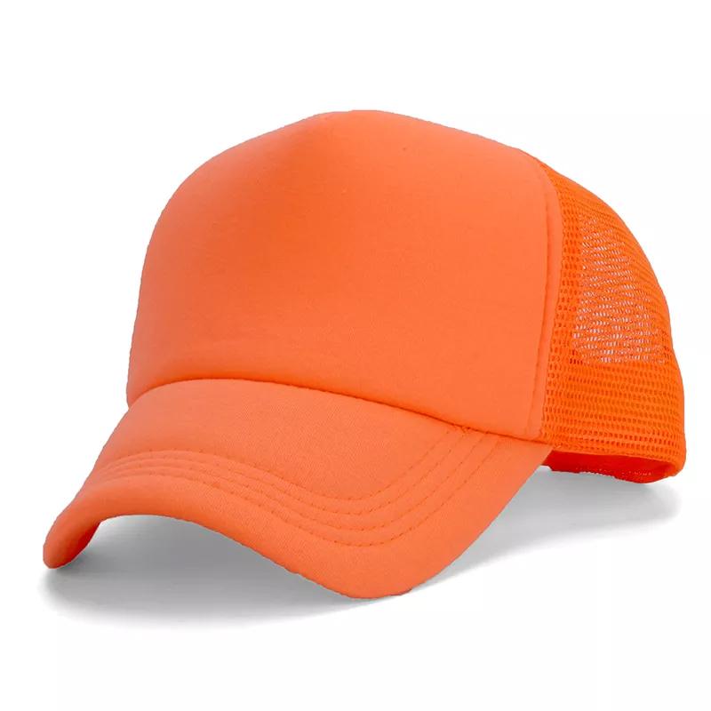 OEM 5 Panel Sport Cap Gorras Foam Mesh Trucker Hat Custom Logo Design Pattern 3D Embroidery Sublimation Print Promotional Hat