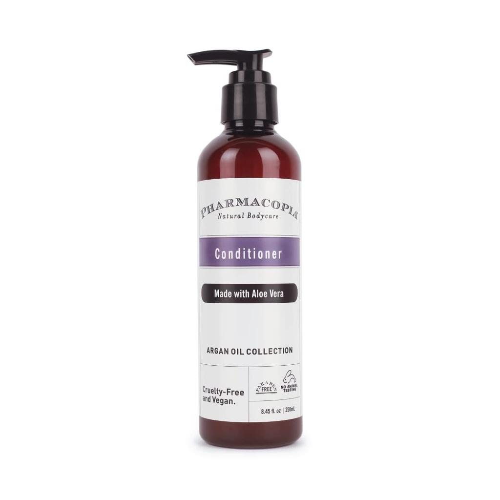 Kimirica Pharmacopia Olio di Argan e Aloe Vera Balsamo Biologico per Capelli realizzato con Estratti di Origine Naturale per Tutti i Tipi di Capelli, 100% Vegano, Senza Parabeni e