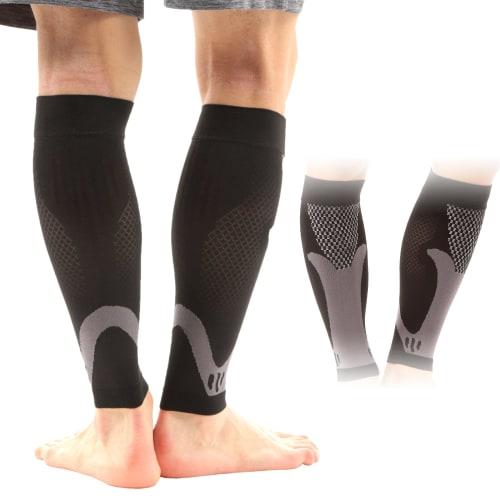 [Supervised by a Practicing Chiropractor] Calf Support, 3-Level Compression, for Running, Jogging, Cycling, and Outdoor Activities, Protection, Compre