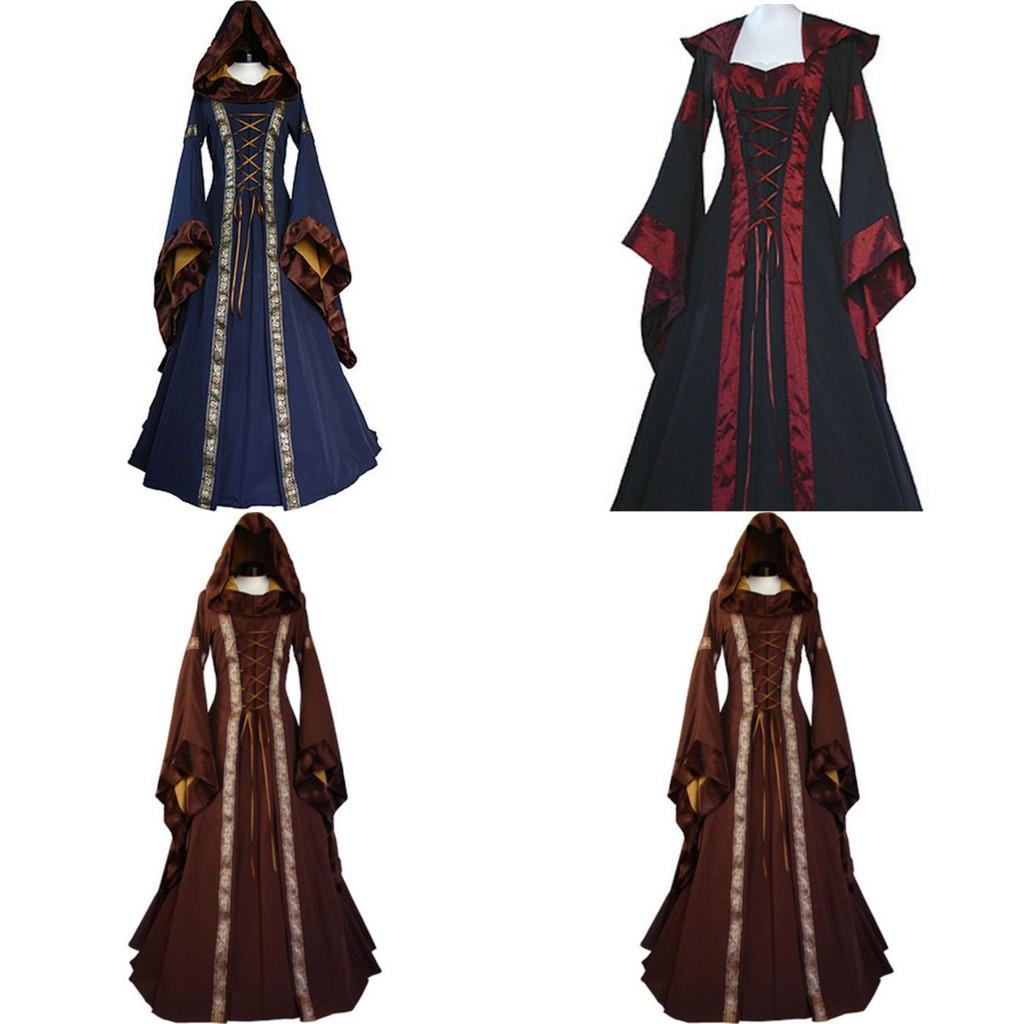 Renaissance Festival Gotisches Kleid Damen Vintage Viktorianisches Renaissance Kostüm