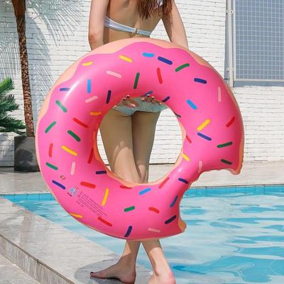 Pink Watermelon Inflatable Swim Ring (60-120cm) for Kids & Adults