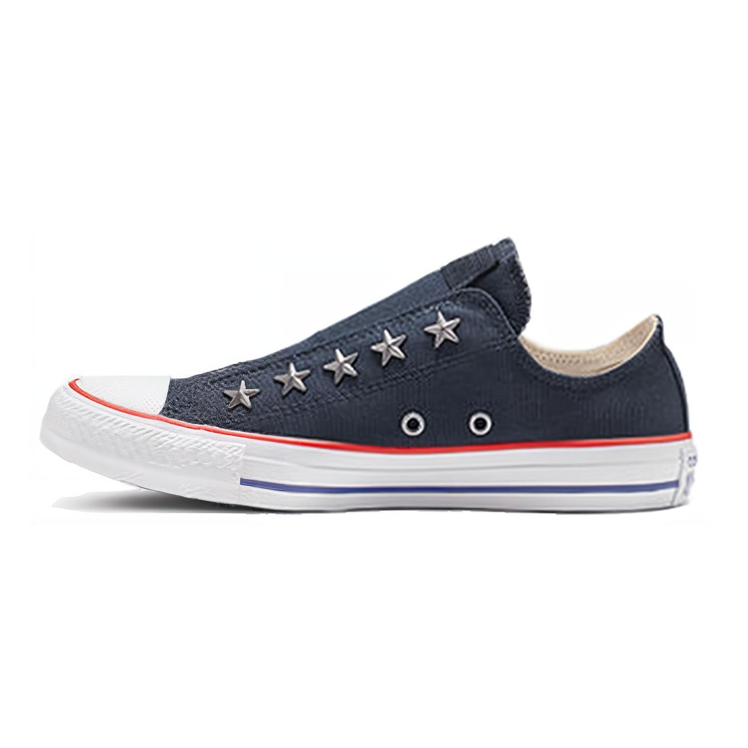 

Converse Chuck Taylor Low Top Canvas Sneakers Women Sneakers Dark-Blue 564972C 37