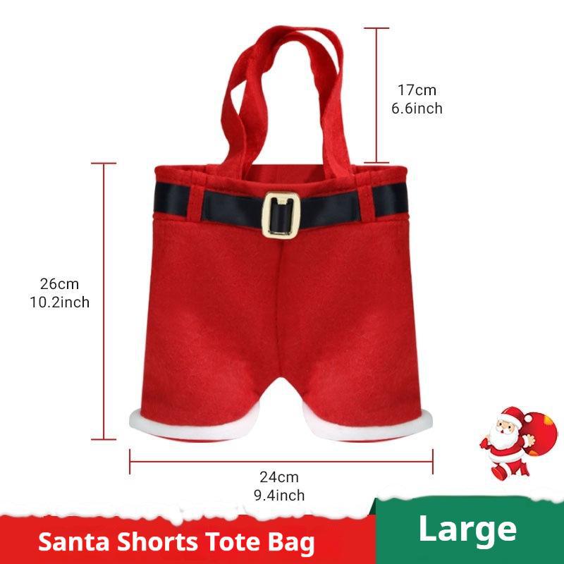 Weihnushosen Geschenkbeutel Weinflaschenhalter Süßigkeitentasche Weihnachtsmannhosen Handtasche Feiertagsparty Dekoration