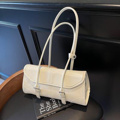 Niche Bag Women's Spring New Simple Shoulder Armpit Bag Trendy Fashion Portable Baguette Bag