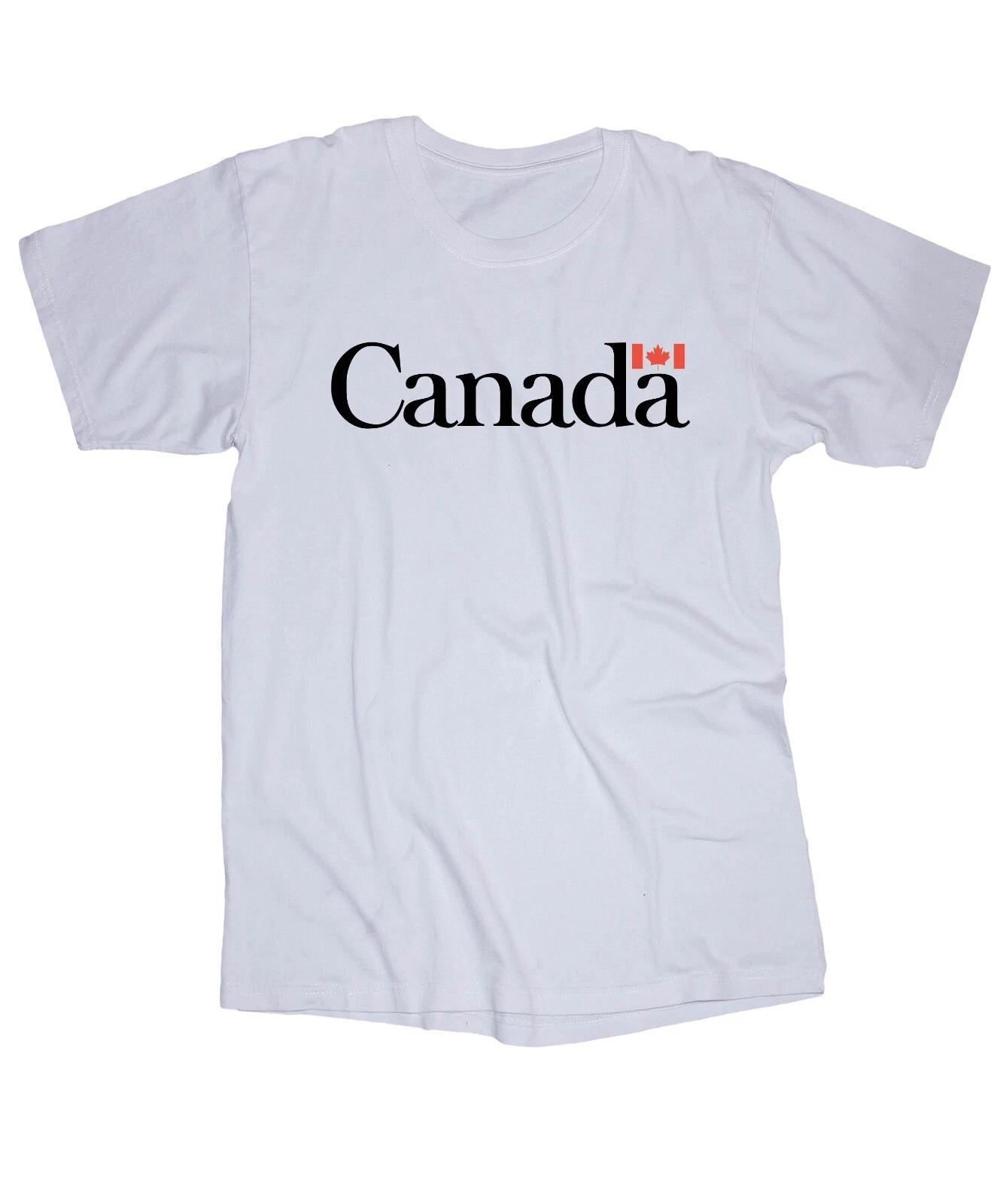 CANADA logo white T-shirt S