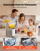 Slushie Machine, 3L/100oz No Ice Needed Slushy Machine for Home, Frozen Drink Maker with Single Tank, Margarita Machine with Self-Cleaning, for Frozen
