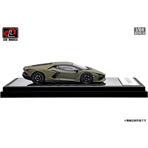 LCD Model 1/64 Lamborghini Revuelto Matte Green Finished Model LCD64042MG