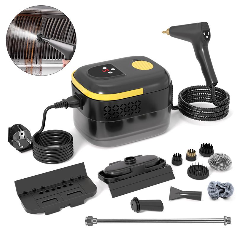 

2500W Portable Handheld Steam Cleaner: 6-Level Adjustable - 10S Fast Heating High Temp Vapor Gun as the picture