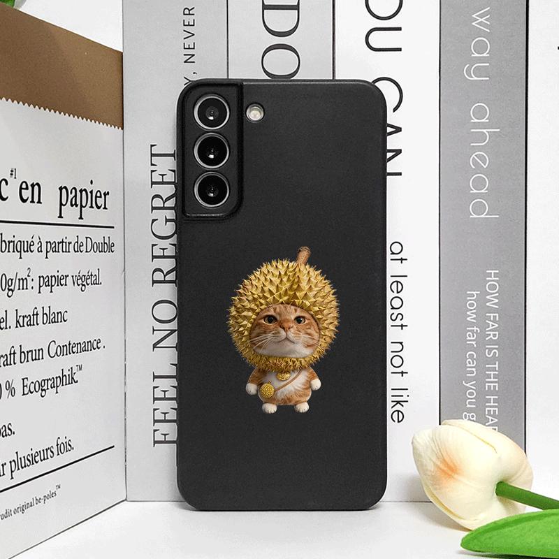 

Funny Cartoon Fresh Fruit Cat Couple Phone Case for OPPO Reno 13 12F 11 10 Pro Plus FindX5 X3 Lite X7 PRO 5G Frosted Soft Cover OPPO Find X8