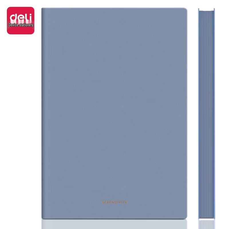Deli A5 Glued Leather Notebook