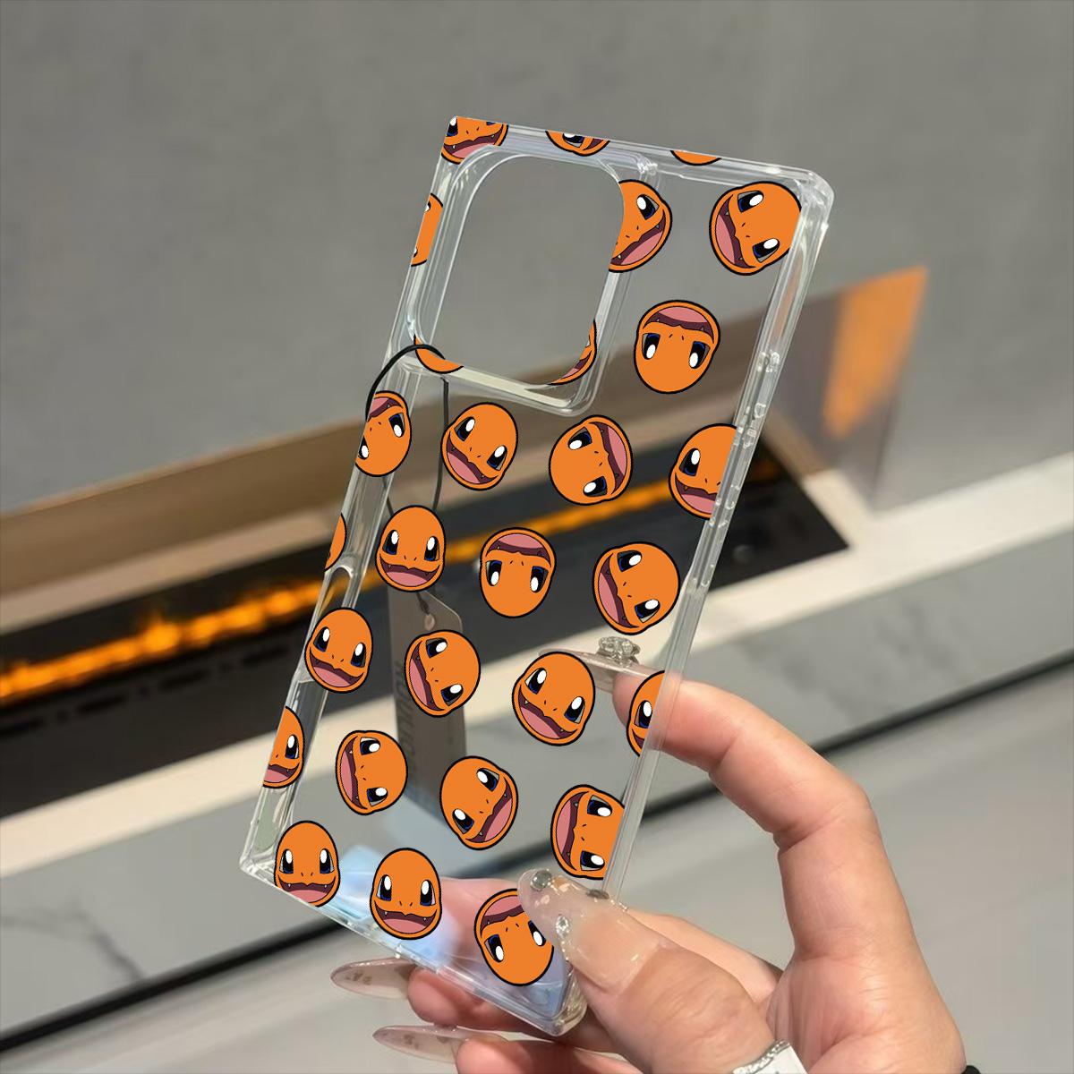 

Clear Square Back Tube Case Protection For iPhone 13 15 Plus 14 Pro Max 11 16 ProMax 12 Anti-Oxygen,Cyndaquil Pattern Casing iphone 11 ProMax