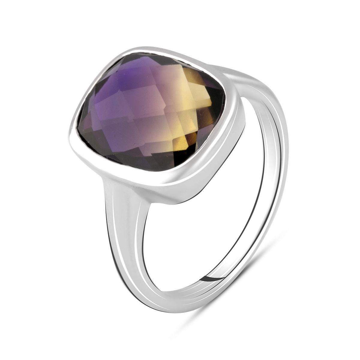 

Срібна каблучка з аметрином nano (2088721) 18.5 аметист
