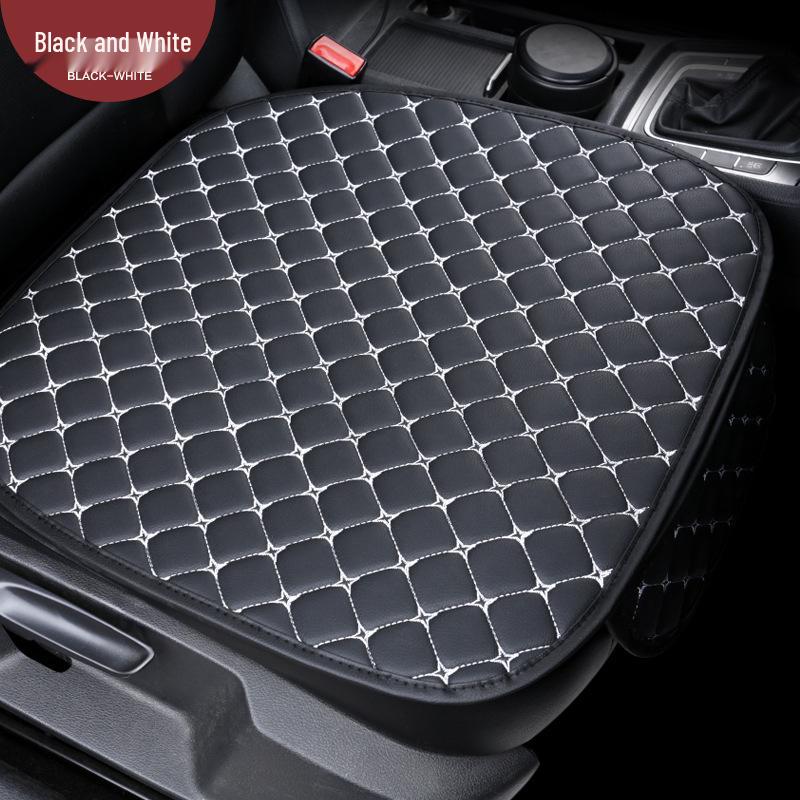 Nappa Leather Summer Car Seat Cushion Set - Durable, Non-Slip, Universal Fit for Five-Seat Vehicles