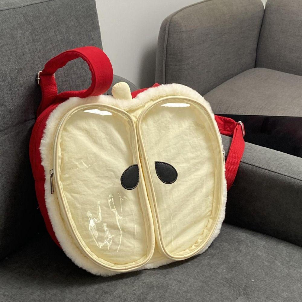 

Милая плюшевая сумка прозрачная кукла Itabag забавный нарезанный фруктовый рюкзак кукла дисплей