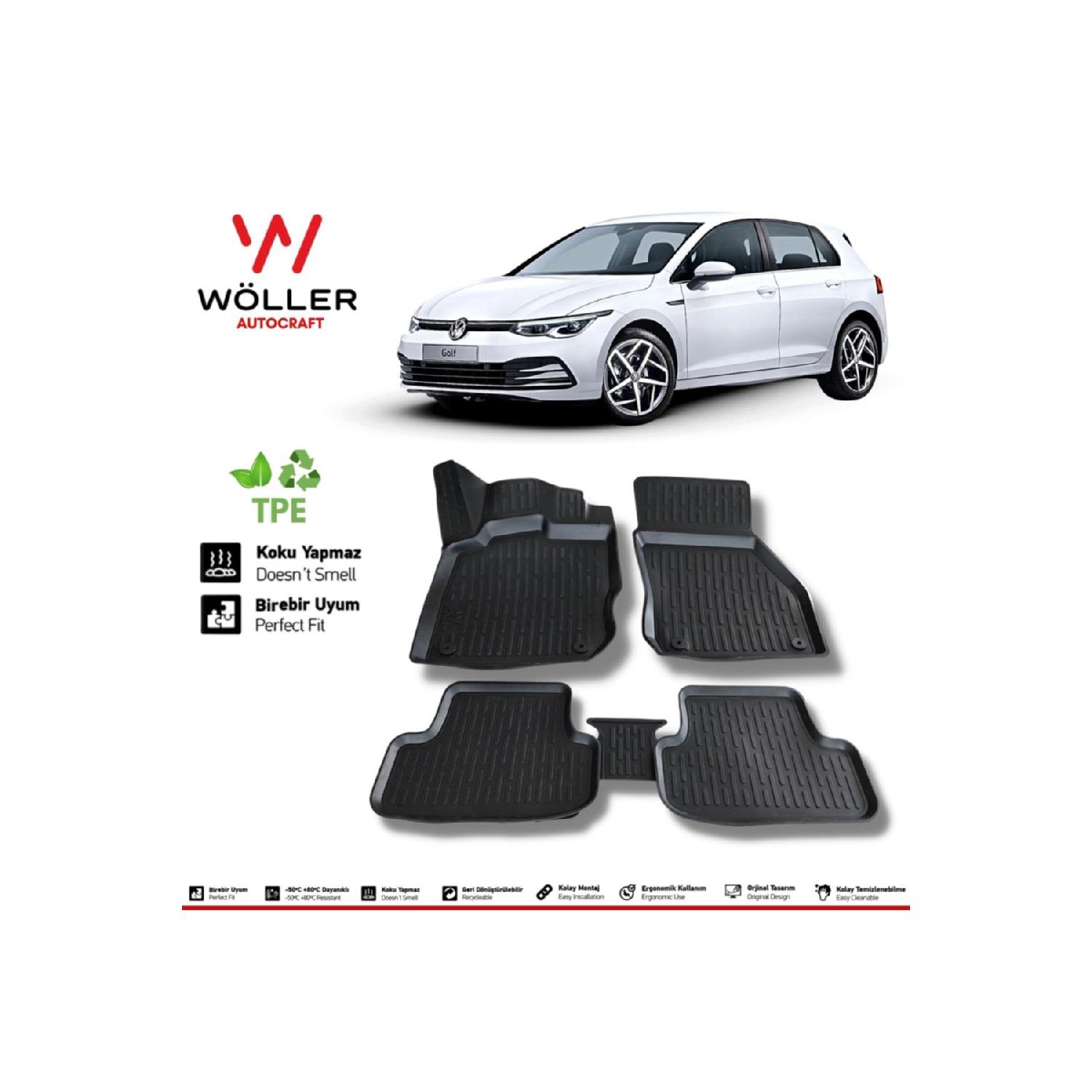 

Коврик Vw Golf 8 после 2021 года E Tsi, автоматический и ручной, совместимый 3d коврик для бассейна