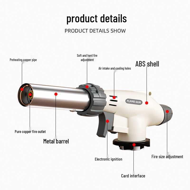 Supply 803# Blowtorch Gas Flame Welding Torch for Outdoor Barbecue Ignition