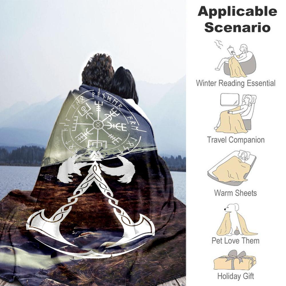 Assassins Valhalla Blanket, High quality Comfortable for All Seasons, Home Decor, Warmth and Comfort