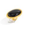 Creative Resin Acrylic Stud Earrings For Women 2026 Oval Earring Trendy Geometric Ring Exaggeration New Year Party Jewelry Gift