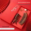 Natural Sandalwood Dolphin and Moon Comb Gift Set