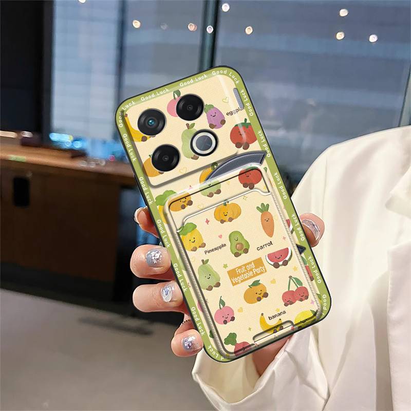 Graffiti Waterproof Phone Case For Infinix GT 20 Pro/X6871 Cartoon Cute Anti-dust Card Bag Fashion Design Anti-knock TPU