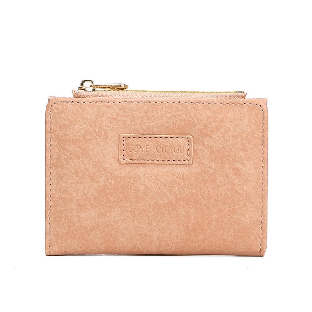 Vintage PU Leather Money Coin Purse Multifunctional 6 Colors Mini Money Bag Zipper Credit Card Holoder Women Men