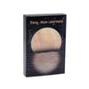 Rising Moon Lenormand Card - Black Background