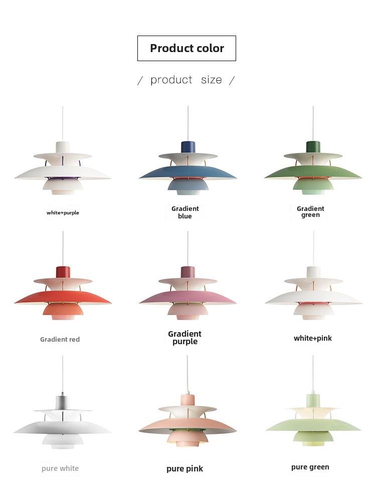 PH5 Nordic Pendant Light - Modern Minimalist Aluminum Design for Living Room, Bedroom, and Dining Spaces