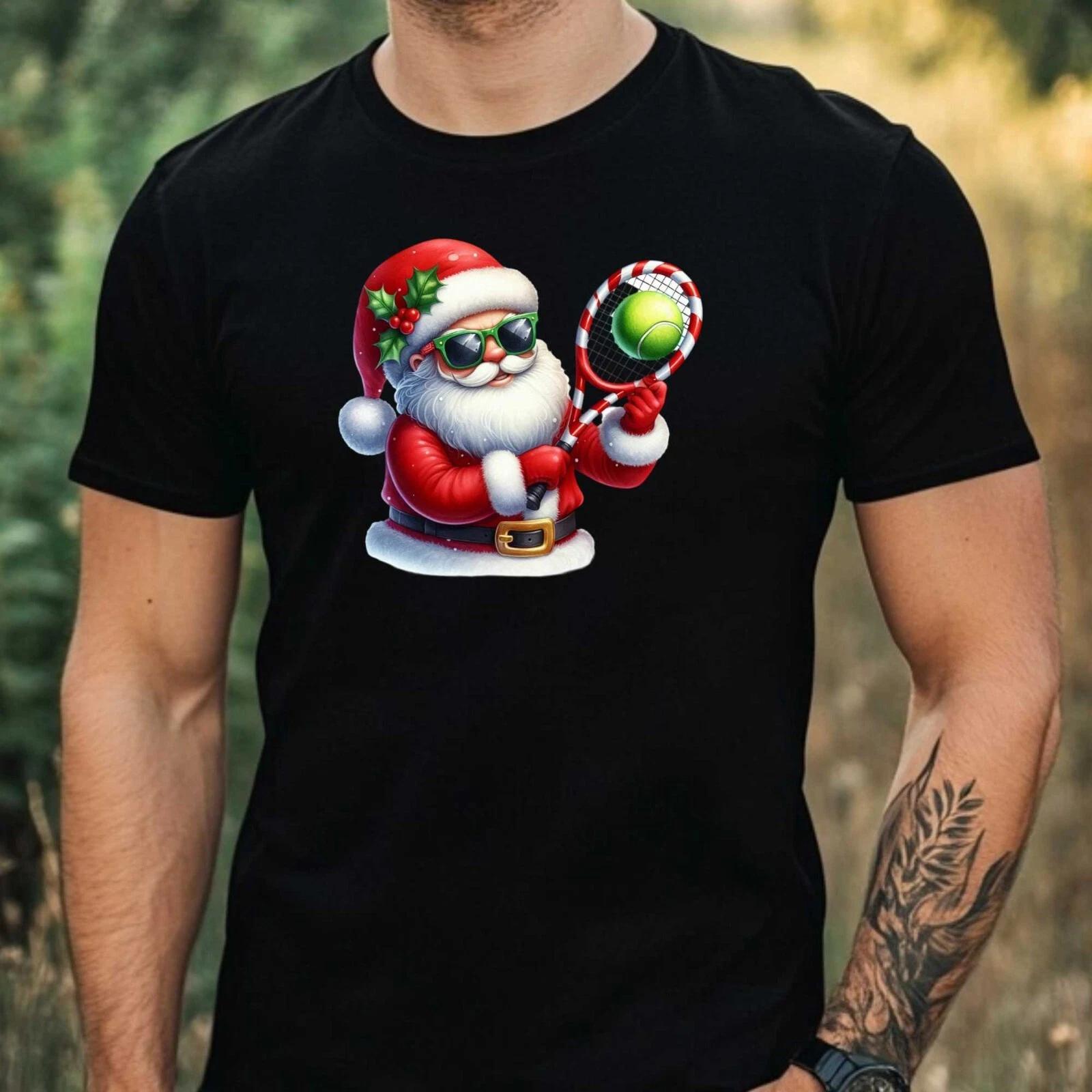 T-Shirt Herren Lustiger Weihnachtsmann Motiv Baumwolle Größe XS bis 5XL XXXXL