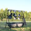 Lightweight Folding Camping Cookware Hanging Rack Shelf Portable Aluminum Alloy Outdoor BBQ Tool