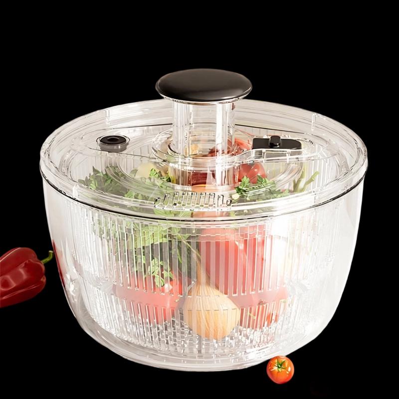 Large Press-Type Salad Spinner & Vegetable Dehydrator