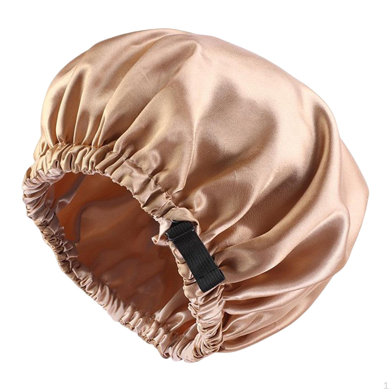 Satin Sleeping Adjustable Hair Care Hat Round