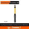 Anti-Slip Impact Phillips Bit Strong Magnetic Cross High Torque 25/50/65/100/150mm Long Hex Shank Cross Screwdriver Driver Bit