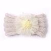 New children's winter warm headband, cute baby creative flower headscarf, baby knitted headband