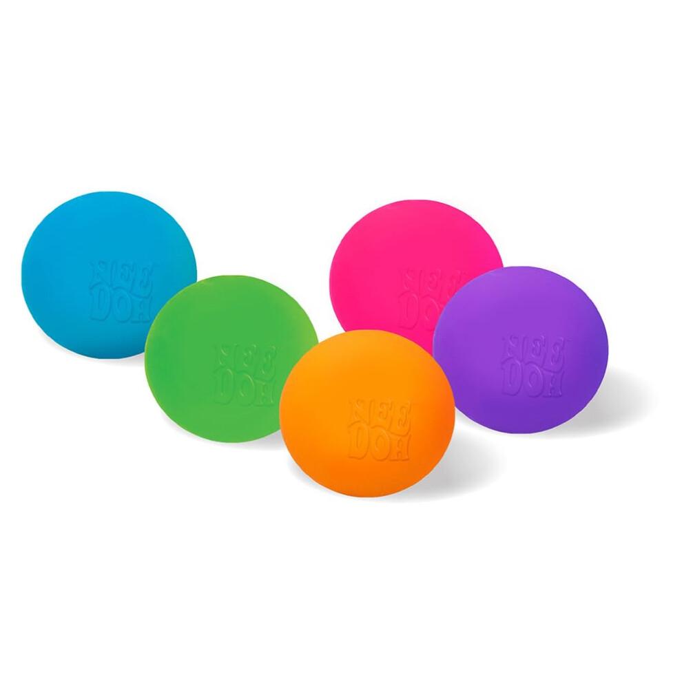 Schylling Teenie Nee Doh Pack of 3 Stress Balls - Micro NeeDoh Ball Fidget Toy To De Stress & Relieve Anxiety, Non-Toxic Dough Material