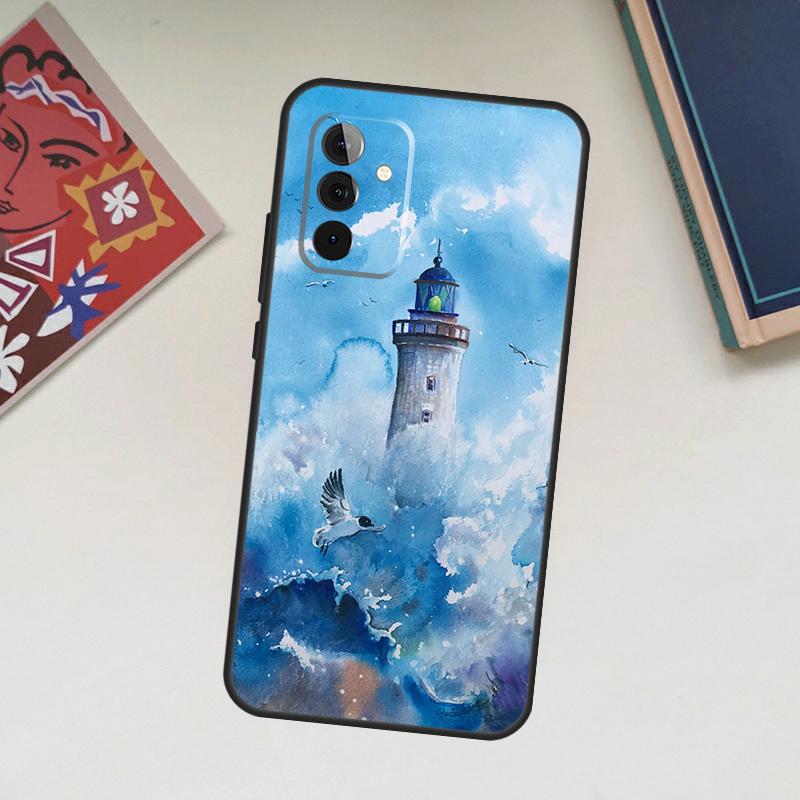 Abstract art highway landscape Case For Samsung Galaxy A13 A53 A33 A23 A56 A16 A36 A55 A35 A17 A54 A34 A14 A52 A32 A15