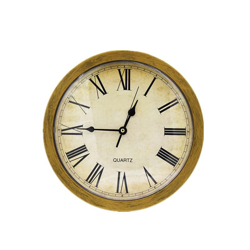 Silent Wall Clock with Hidden Storage for Home Decor
