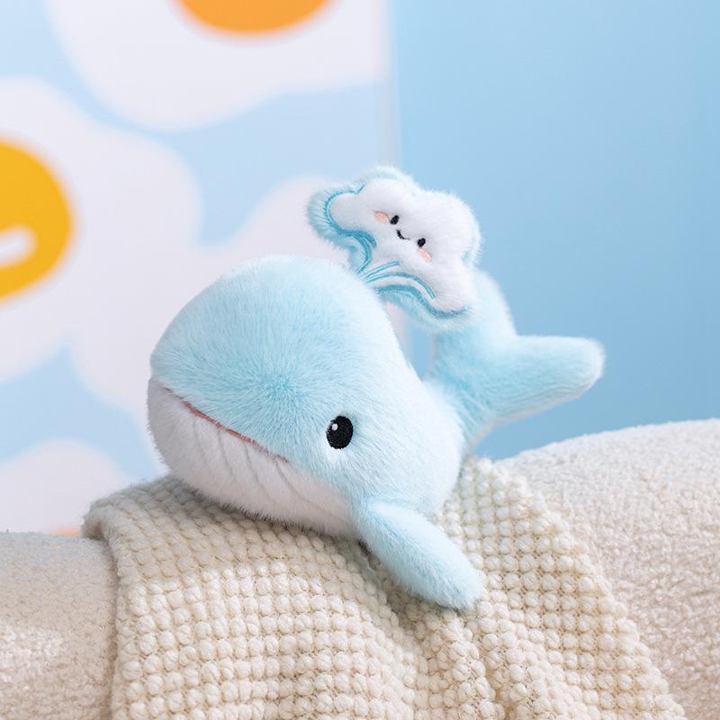 Cute Cute Whale Doll Plush Toy Aquarium Whale Shark Doll Children Soothing Doll Birthday Gift