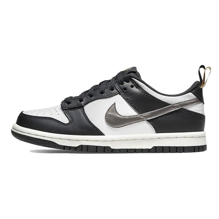 (GS) Nike Dunk Low Off Noir Metallic Pewter Kids DH9764-001 EU 36