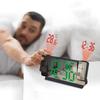 Despertador Digital LED Multifuncional Inteligente Luminoso Relógio Projetor de Teto Tela Grande Decoração de Quarto Cabeceira