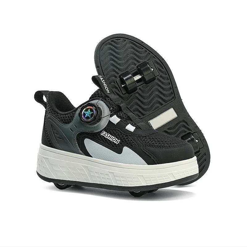 

НОВЫЕ роликовые коньки Speed для мальчиков и девочек, гоночные роликовые коньки для детей, 4 колеса, детские кроссовки для катания на льду с колесом 40