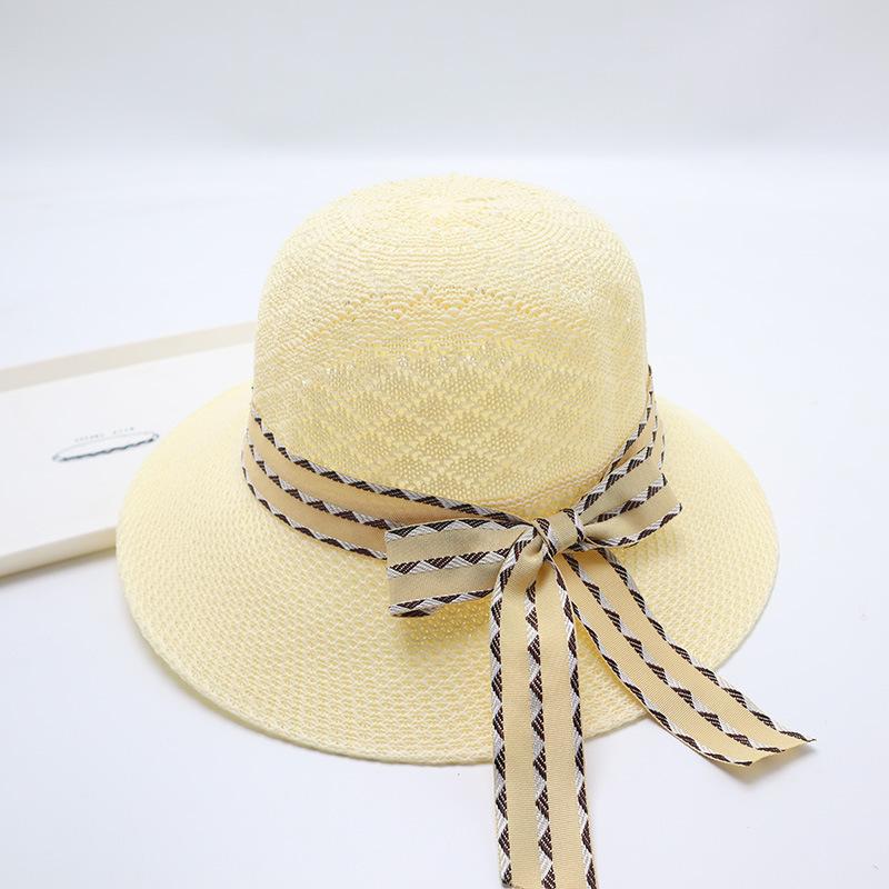 Women's Straw Hat with Large Brim, Summer Shading, Sweet and Versatile Cool Hat, Seaside Beach Hat, Sunscreen Hat, Women's Model