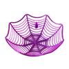 Halloween Decoration Black Spider Web Bowl Fruit Plate Candy Biscuit Package Basket Bowl Trick or Treat Halloween Party Supplies