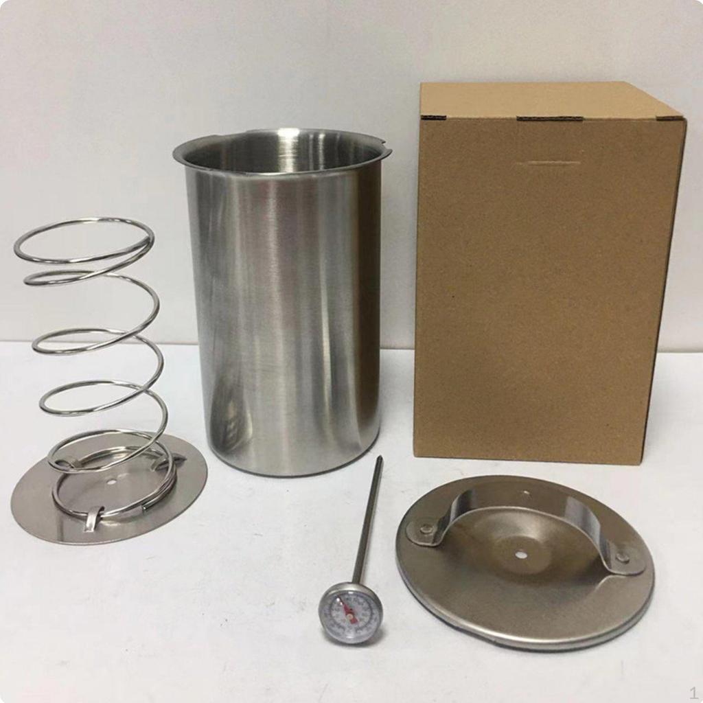 Protein Press Stainless Steel Hams Meat Former for Home Cooks Cup Lid Barrel