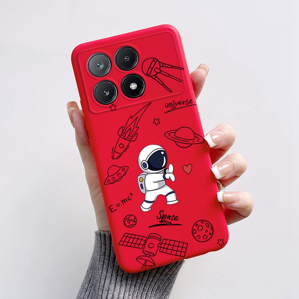 For Xiaomi Poco X6 Pro Case 2023 Fashion Astronaut Soft Silicone Back Cover For Xiaomi Poco M6 Pro 5G Funda PocoX6 X6 Pro Bumper